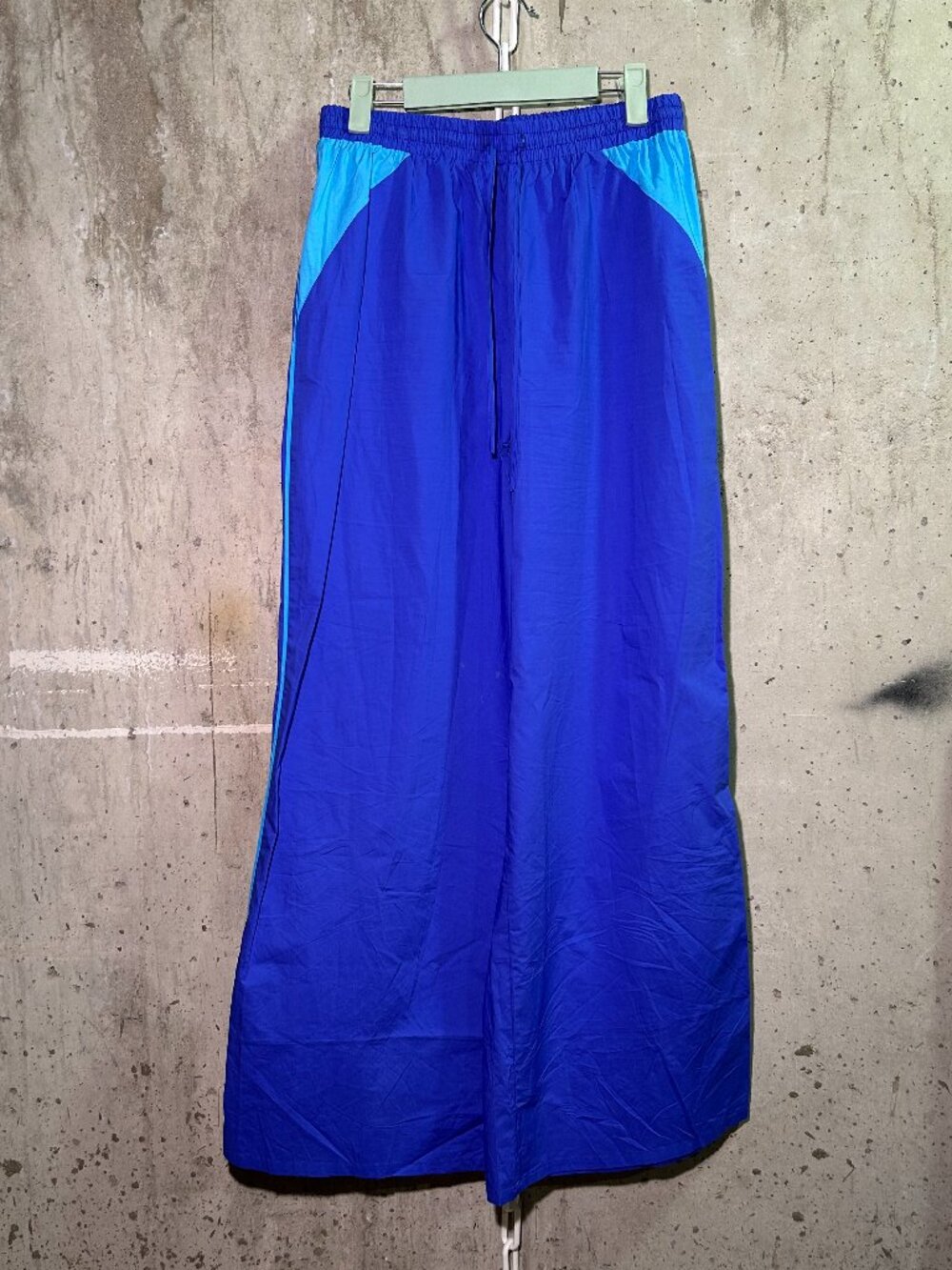 Forever 21 Colorblock Windbreaker Wide-Leg Pant